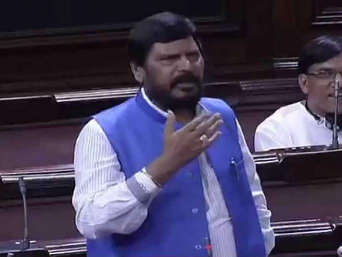 union minster Ramdas Athawales Funny Rhyming Speech In Parliament Video goes Viral | Video: राहुल को लग गयी है चाहूल; 2019 का मोदीजी ने बनाया है माहूल; आठवलेंच्या कवितेनं लोकसभेत हशा union minster Ramdas Athawales Funny Rhyming Speech In Parliament Video goes Viral | Video: राहुल को लग गयी है चाहूल; 2019 का मोदीजी ने बनाया है माहूल; आठवलेंच्या कवितेनं लोकसभेत हशा