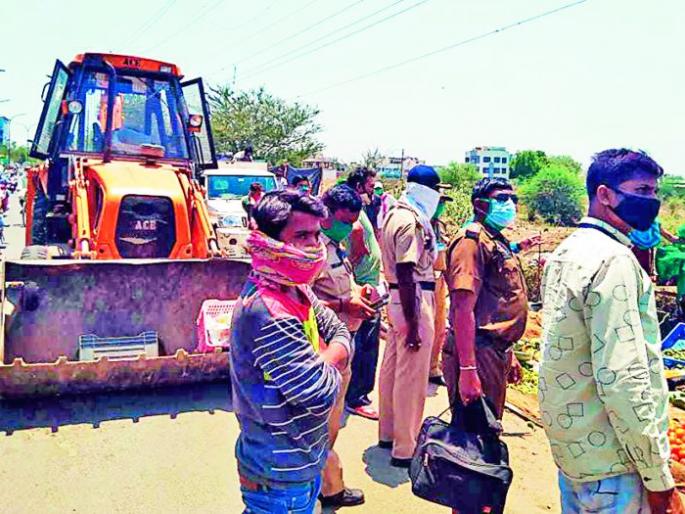 Three weekly market in Nagpur removed | नागपुरातील तीन आठवडी बाजार उठवले Three weekly market in Nagpur removed | नागपुरातील तीन आठवडी बाजार उठवले