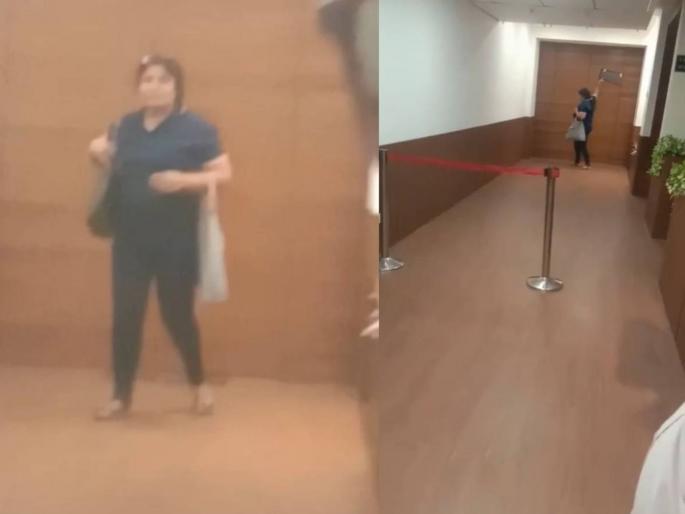 Female mental patient who vandalized Deputy Chief Minister Fadnavis office | मंत्रालयातील सुरक्षेवर विरोधकांकडून प्रश्नचिन्ह Female mental patient who vandalized Deputy Chief Minister Fadnavis office | मंत्रालयातील सुरक्षेवर विरोधकांकडून प्रश्नचिन्ह