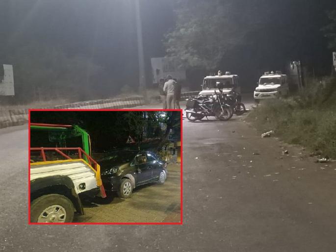 beating the police; Knife raised on PSI by supporters of the accused brag | पोलिसांना मारहाण, वाहनावर दगडफेक; एपीआयवर उगारला चाकू beating the police; Knife raised on PSI by supporters of the accused brag | पोलिसांना मारहाण, वाहनावर दगडफेक; एपीआयवर उगारला चाकू