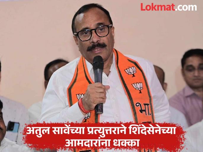 BJP has 237 MLAs, those who do not want to remain in the Mahayuti will leave; Atul Save's reply shocks Shinde Sena | भाजपाकडे २३७ आमदार, ज्यांना महायुतीत राहायचे नाही, ते बाहेर पडतील; अतुल सावे
