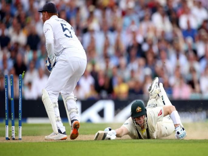 Australia's nominal lead against England; Ashes; Great Smith-Cummins fight | ऑस्ट्रेलियाची इंग्लंडविरुद्ध नाममात्र आघाडी; ॲशेस; स्मिथ-कमिन्सची शानदार झुंज