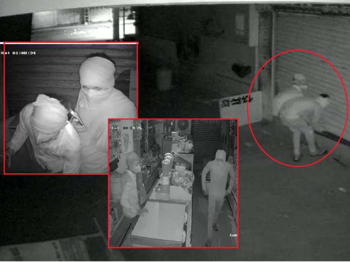 Thieves break out in Aundha Nagnath city; 12 shops including a credit institution were broken into in a single night | औंढा नागनाथ शहरात चोरट्यांचा धुमाकूळ; एकाच रात्री पतसंस्थेसह १२ दुकाने फोडली Thieves break out in Aundha Nagnath city; 12 shops including a credit institution were broken into in a single night | औंढा नागनाथ शहरात चोरट्यांचा धुमाकूळ; एकाच रात्री पतसंस्थेसह १२ दुकाने फोडली