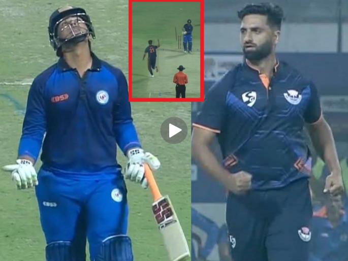 Auqib Nabi Bowled Vaibhav Suryavanshi On 5 Runs In Syed Mushtaq Ali Trophy Flop Again Bihar vs Jammu Kashmir | वैभव सूर्यवंशीचा टीम इंडियात धमाका; बिहारमध्ये गेल्यावर बॅटला लागलं 'ग्रहण'