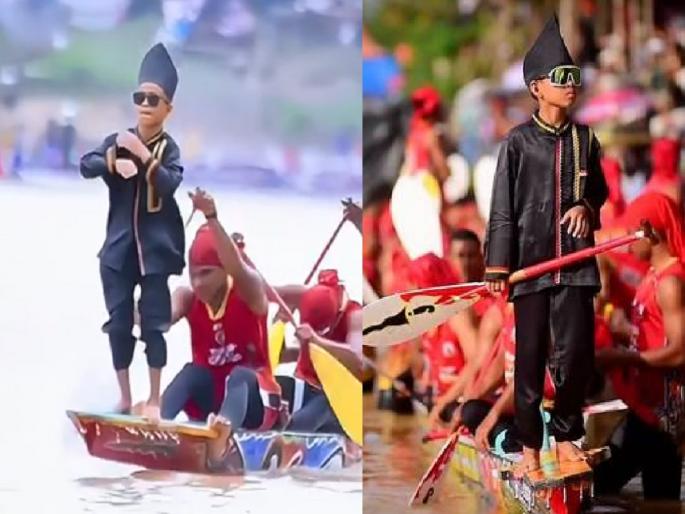 Indonesian Boat Race Video Viral: What is 'Aura Farming' Who is that boy dancing on the boat? | सगळीकडे 'ऑरा फार्मिंगची' चर्चा; नेमका हा काय प्रकार आहे? बोटीवर नाचणारा तो मुलगा कोण? Indonesian Boat Race Video Viral: What is 'Aura Farming' Who is that boy dancing on the boat? | सगळीकडे 'ऑरा फार्मिंगची' चर्चा; नेमका हा काय प्रकार आहे? बोटीवर नाचणारा तो मुलगा कोण?