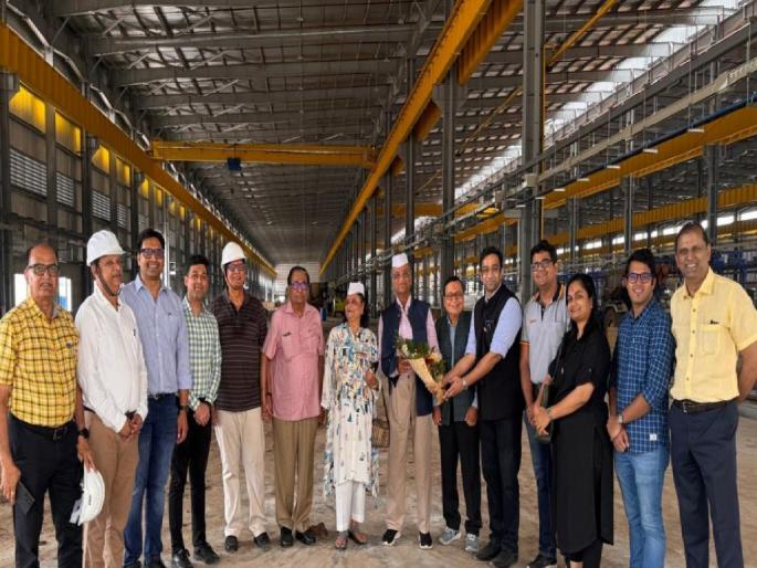 350 crore investment in 40 acres of land by Technocraft Group, inauguration of factory at Bidkin | टेक्नोक्राफ्ट ग्रुपची ४० एकर जागेत ३५० कोटींची गुंतवणूक, बिडकीन येथील फॅक्टरीचे उद्घाटन 350 crore investment in 40 acres of land by Technocraft Group, inauguration of factory at Bidkin | टेक्नोक्राफ्ट ग्रुपची ४० एकर जागेत ३५० कोटींची गुंतवणूक, बिडकीन येथील फॅक्टरीचे उद्घाटन
