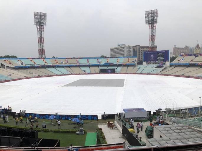 AUS vs SA 2nd Semi Final Rainy weather at Eden Gardens and If the match is cancelled, South Africa will move to the Finals  | AUS vs SA : दुसऱ्या सेमीफायनच्या पूर्वसंध्येला पावसाची 'बॅटिंग', ऑस्ट्रेलियाची डोकेदुखी वाढली