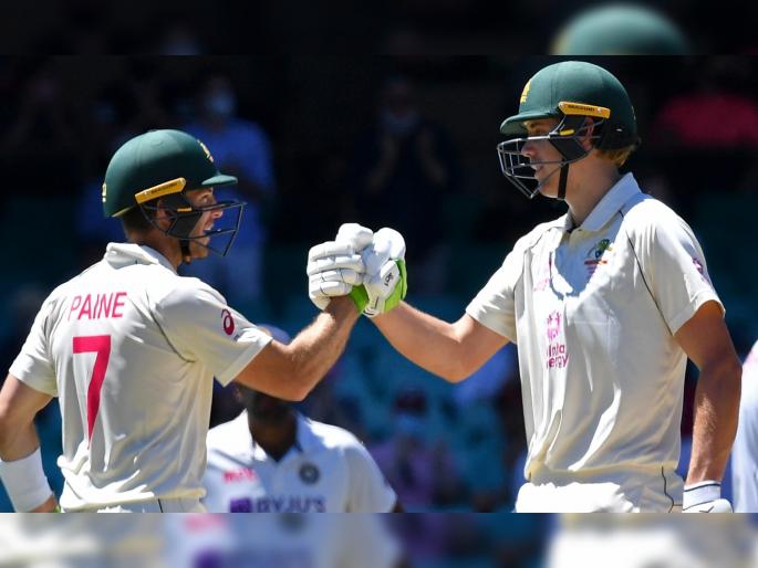 India vs Australia, 3rd Test Day 4 : Australia declare their 2nd innings at 312/6, India need 407 to win (Green 84, Smith 81, Labuschagne 73; Saini 2/54) | India vs Australia, 3rd Test : टीम इंडियानं झेल सोडले, ऑस्ट्रेलियानं फायदा उचलला, उभं केलं तगडं आव्हान