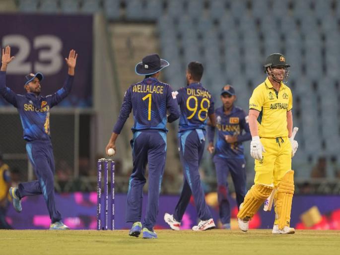 australia star David Warner angry on bad upmining and said, I would like to see umpire's stats going on the big screen about the right and wrong decisions they've made in their career  | "चूक झाल्यावर कधीतरी माफी मागत जावा", वर्ल्ड कपमध्ये खराब अम्पायरिंग; वॉर्नरची मोठी मागणी