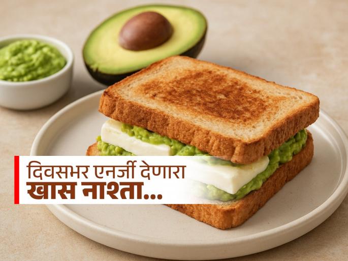 Tasty and healty avocado paneer sandwich recipe for breakfast | रोज तोच तोच नाश्ता खाऊन कंटाळले असाल तर ट्राय करा एवोकाडो पनीर सॅंडविच, पाहा रेसिपी
