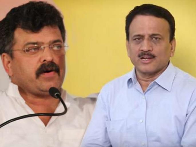 Lok Sabha Elections 2019 -Controversy between Girish Mahajan & Jitendra Awhad on issue of Sujay vikhe patil joined BJP | मुलांच्या पळवा-पळवीवरुन महाजन-आव्हाडांमध्ये जुंपली Lok Sabha Elections 2019 -Controversy between Girish Mahajan & Jitendra Awhad on issue of Sujay vikhe patil joined BJP | मुलांच्या पळवा-पळवीवरुन महाजन-आव्हाडांमध्ये जुंपली