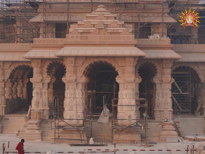 Ramlalla today in the new temple area, tomorrow in the sanctum sanctorum | रामलला आज नव्या मंदिर परिसरात, उद्या गर्भगृहात