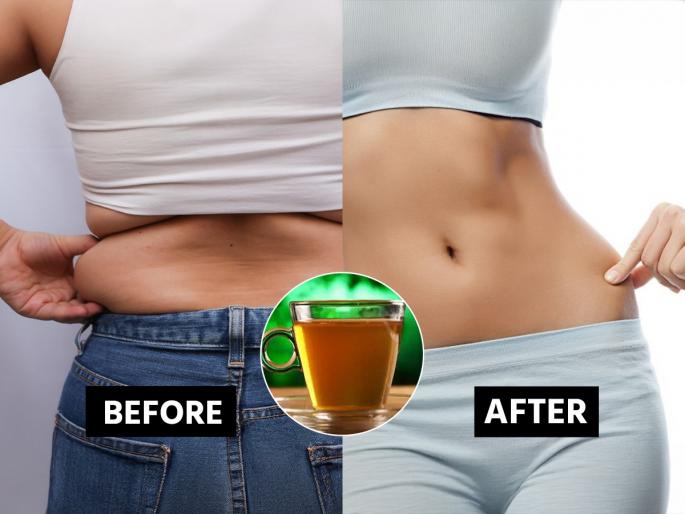 Homemade Desi Tonic To Reduce Belly Fat & Waist Fat Homemade desi tonic for weight loss Natural belly fat burner Tonic to reduce waist fat Ayurvedic drink for flat stomach | स्वयंपाकघरातील ‘हे’ दोन पदार्थ पाण्यात घालून प्या, कंबरेवर-पोटावर वाढलेले चरबीचे टायर सहज होतील गायब...