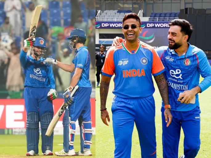 Azmatullah Omarzai Breaks Suryakumar Yadav Asia Cup T20 Fastest Fifty Record Also He Becomes Fastest Fifty In T20Is For Afghanistan | Asia Cup T20 Fastest Fifty : वादळी खेळीसह ओमरझाईचं विक्रमी अर्धशतक; सूर्यकुमार यादवचा विक्रम मोडला