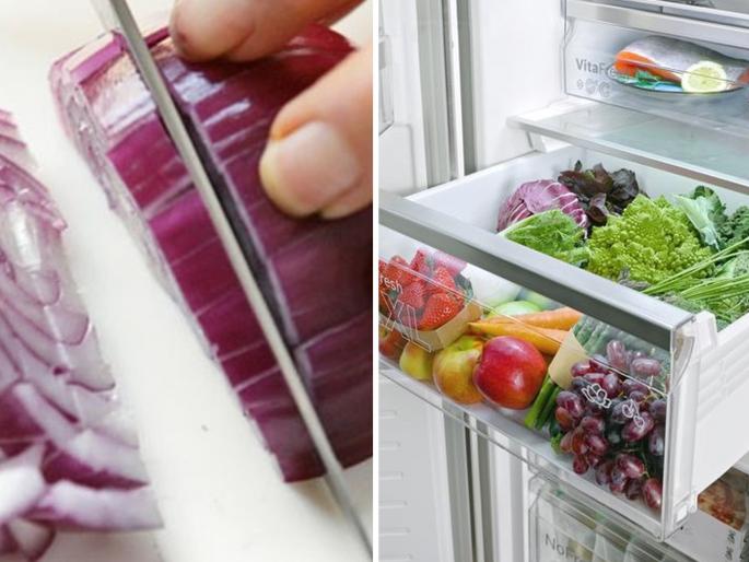 Right way to store peeled onion | फ्रीजमध्ये चुकूनही ठेवू नका कापलेला कांदा, एक्सपर्टने सांगितल्या स्टोर करण्याच्या खास पद्धती Right way to store peeled onion | फ्रीजमध्ये चुकूनही ठेवू नका कापलेला कांदा, एक्सपर्टने सांगितल्या स्टोर करण्याच्या खास पद्धती