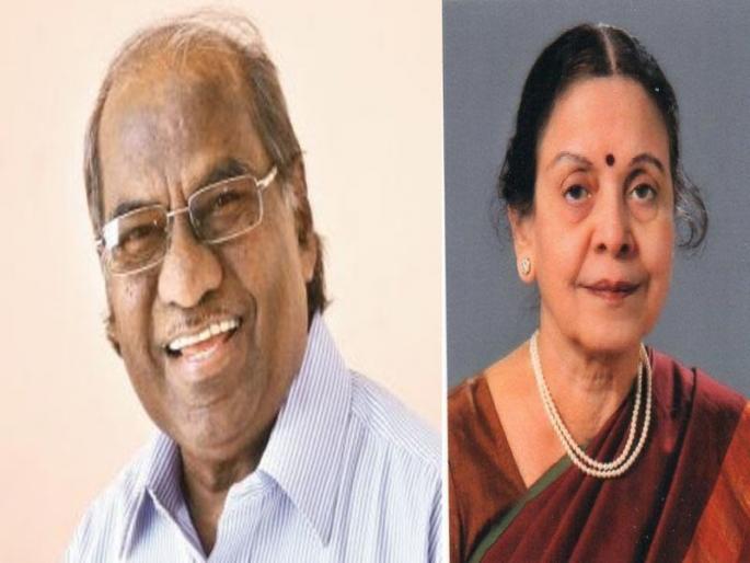Senior Settler Baba Parsekar and senior actress Nirmala Gogte were honored with theater life award. | ज्येष्ठ नेपथ्यकार बाबा पार्सेकर व ज्येष्ठ अभिनेत्री निर्मला गोगटे यांना रंगभूमी जीवनगौरव पुरस्कार जाहीर