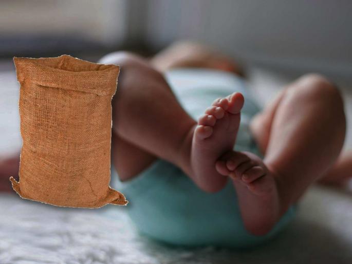 Infant Baby girl found in sack at Ambika temple in Ulhasnagar Sunday morning incident | धक्कादायक! उल्हासनगरातील अंबिका मंदिरात गोणीमध्ये सापडले बाळ; रविवारी पहाटेची घटना Infant Baby girl found in sack at Ambika temple in Ulhasnagar Sunday morning incident | धक्कादायक! उल्हासनगरातील अंबिका मंदिरात गोणीमध्ये सापडले बाळ; रविवारी पहाटेची घटना