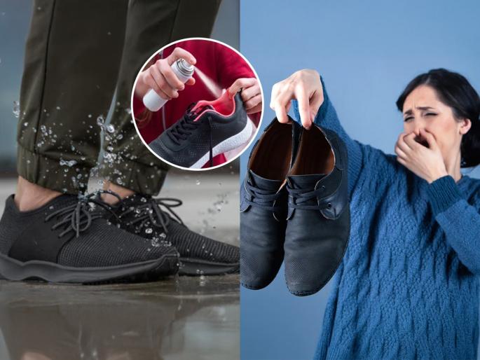 how to get rid of bad musty smell from shoes in monsoon, 3 tips to remove odour from shoes in monsoon  | पावसाळ्यात बुटांचा कुबट घाणेरडा वास येतो? ३ उपाय- न धुता बुटांची दुर्गंधी जाईल एका झटक्यात