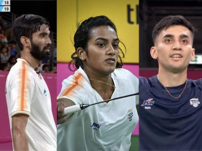 Commonwealth Games 2022 Badminton : PV Sindhu INTO THE women's singles Final, Lakshya Sen into the men's single Final, Srikanth Kidambi loss in Semi  | Commonwealth Games 2022 : PV Sindhu, लक्ष्य सेन यांची सुवर्णपदकाच्या सामन्यात एन्ट्री, किदम्बी श्रीकांतचा धक्कादायक पराभव  Commonwealth Games 2022 Badminton : PV Sindhu INTO THE women's singles Final, Lakshya Sen into the men's single Final, Srikanth Kidambi loss in Semi  | Commonwealth Games 2022 : PV Sindhu, लक्ष्य सेन यांची सुवर्णपदकाच्या सामन्यात एन्ट्री, किदम्बी श्रीकांतचा धक्कादायक पराभव