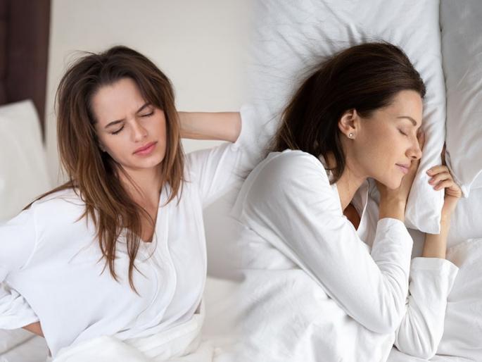 best sleeping position for back and knee pain how to sleep properly according to AIIMS doctors reasons for back pain due to wrong sleeping posture | रात्री चुकीच्या पद्धतीने झोपता? वाढतं कंबर-गुडघ्याचं दुखणं- AIIMS डॉक्टरांनी सांगितला झोपेचा खास फॉर्म्युला!