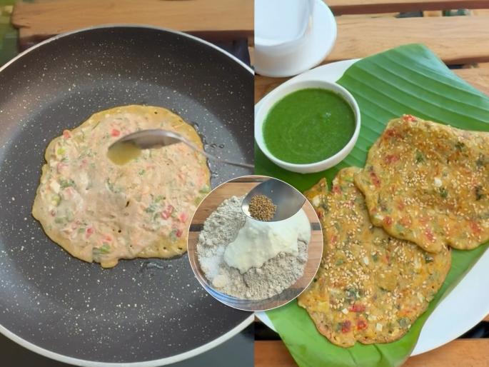 how to make bajra dhirde for weight loss quick and easy bajra recipes for breakfast protein rich Indian breakfast | Morning Breakfast Idea : कपभर पीठाचे करा बाजरीचे धिरडे, झटपट पौष्टिक नाश्ता, वेटलॉससाठी उत्तम रेसिपी