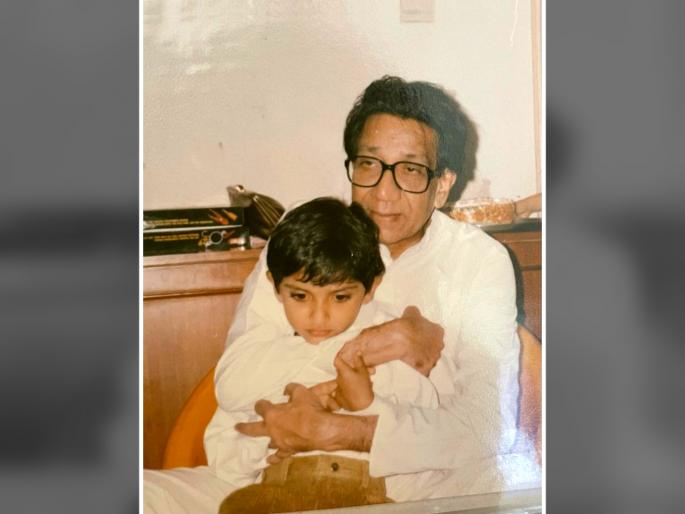 Balasaheb Thackeray Birth Anniversary Viral photo of Kid sitting on lap who is that little boy has direct connection with Eknath Shinde group Shiv Sena | Balasaheb Thackeray Birth Anniversary: बाळासाहेब ठाकरेंसोबतच्या या चिमुरड्याला ओळखलंत का? शिंदे गटाशी आहे थेट संबंध Balasaheb Thackeray Birth Anniversary Viral photo of Kid sitting on lap who is that little boy has direct connection with Eknath Shinde group Shiv Sena | Balasaheb Thackeray Birth Anniversary: बाळासाहेब ठाकरेंसोबतच्या या चिमुरड्याला ओळखलंत का? शिंदे गटाशी आहे थेट संबंध