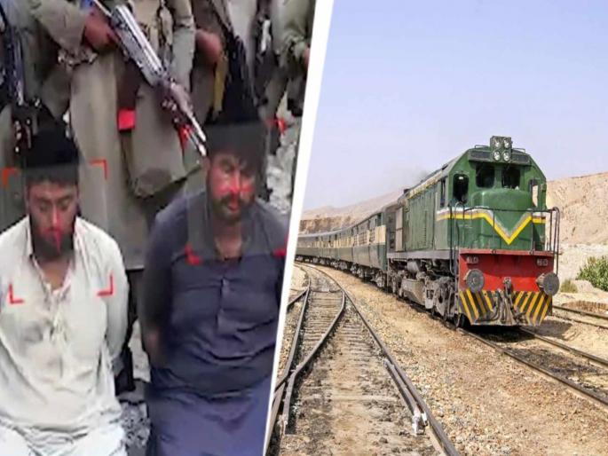 Train hijacked in Pakistan with explosion 20 soldiers killed 182 passengers held hostage | पाकिस्तानात स्फोट घडवून ट्रेन हायजॅक; २० सैनिकांची हत्या, १८२ प्रवासी ओलिस Train hijacked in Pakistan with explosion 20 soldiers killed 182 passengers held hostage | पाकिस्तानात स्फोट घडवून ट्रेन हायजॅक; २० सैनिकांची हत्या, १८२ प्रवासी ओलिस