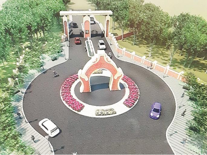 The historic Dr. Babasaheb Ambedkar Marathvada University Gate premises will be beautified on the lines of India Gate | इंडिया गेटच्या धर्तीवर ऐतिहासिक विद्यापीठ गेट परिसराचे होणार सुशोभिकरण The historic Dr. Babasaheb Ambedkar Marathvada University Gate premises will be beautified on the lines of India Gate | इंडिया गेटच्या धर्तीवर ऐतिहासिक विद्यापीठ गेट परिसराचे होणार सुशोभिकरण