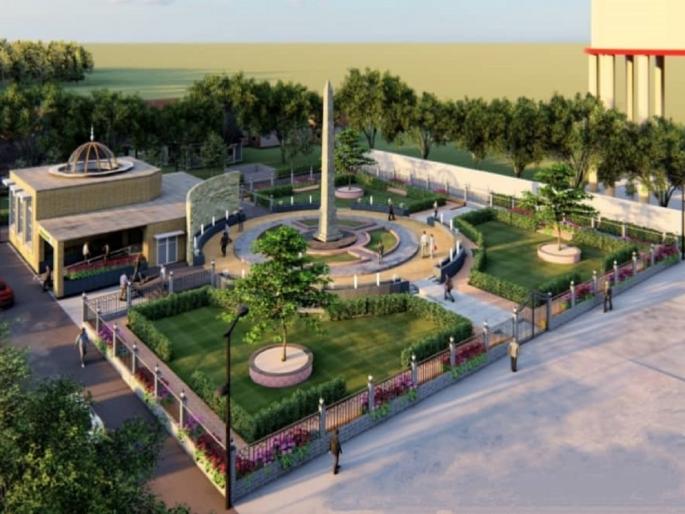 Commencement of work on Namantar Shaheed Memorial at Dr.BAMU Gate; Such shall be the memorial | विद्यापीठ गेटवरील नामांतर शहीद स्मारकाच्या कामाला सुरुवात; असे असेल स्मारक Commencement of work on Namantar Shaheed Memorial at Dr.BAMU Gate; Such shall be the memorial | विद्यापीठ गेटवरील नामांतर शहीद स्मारकाच्या कामाला सुरुवात; असे असेल स्मारक