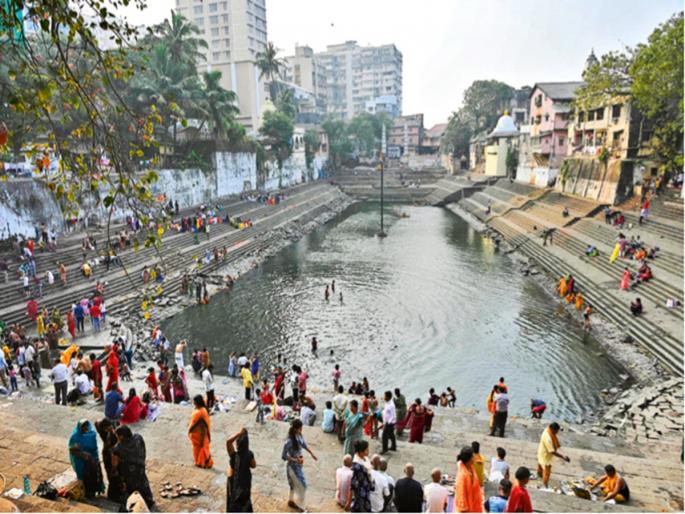 Banganga Lake: Heritage in ruins, contractor confirmed, no work order yet | बाणगंगा तलाव : वारसा भग्नावस्थेत, कंत्राटदार निश्चित, अद्याप कार्यादेश नाही