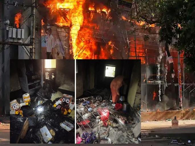Protesters target Hindus in Bangladesh, burn temples, kill people, loot shops, target minorities in 27 districts | बांगलादेशमध्ये आंदोलकांनी हिंदूंना केलं लक्ष्य, मंदिर जाळलं, घराबाहेर काढून लोकांना मारलं, दुकानं लुटली, २७ जिल्ह्यातील अल्पसंख्याक निशाण्यावर Protesters target Hindus in Bangladesh, burn temples, kill people, loot shops, target minorities in 27 districts | बांगलादेशमध्ये आंदोलकांनी हिंदूंना केलं लक्ष्य, मंदिर जाळलं, घराबाहेर काढून लोकांना मारलं, दुकानं लुटली, २७ जिल्ह्यातील अल्पसंख्याक निशाण्यावर