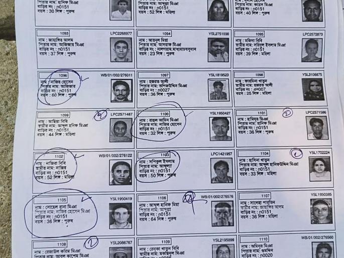 India's Voter List: What's the fuss? Name of West Bengal doctor family directly in Bangladesh's voter list! | 'हा' काय घोळ? पश्चिम बंगालच्या डॉक्टर कुटुंबाचे नाव थेट बांगलादेशच्या मतदार यादीत!