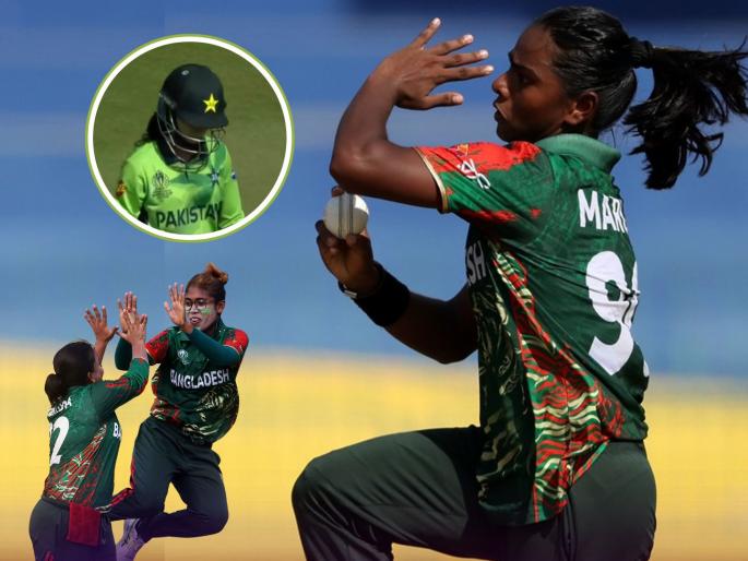 ICC Womens World Cup 2025 Bangladesh Women won by 7 wkts Against Pakistan Women Marufa Akter Shine | ICC Womens World Cup 2025 : बांगलादेशच्या ताफ्यात ३-४ अख्तर! मिळून साऱ्या जणींनी उडवला पाकचा धुव्वा