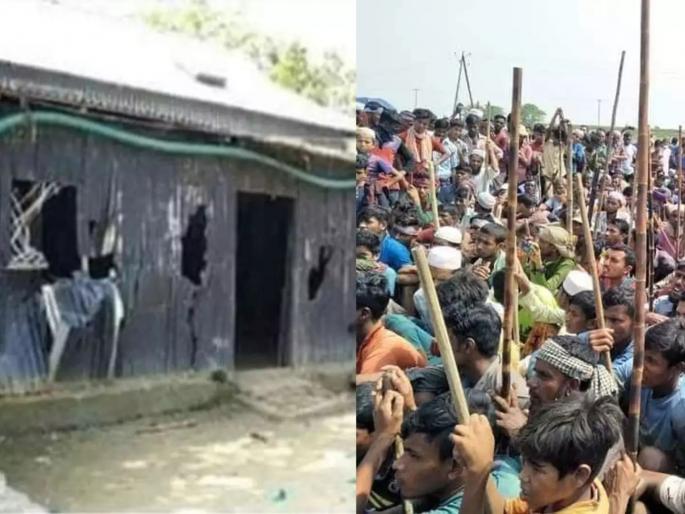 hefazat e islam supporters attack sunamganj hindu village in bangladesh | बांगलादेशमधील हिंदू गावावर हिफाजत-ए-इस्लामचा सशस्त्र हल्ला; ८० घरांचे मोठे नुकसान hefazat e islam supporters attack sunamganj hindu village in bangladesh | बांगलादेशमधील हिंदू गावावर हिफाजत-ए-इस्लामचा सशस्त्र हल्ला; ८० घरांचे मोठे नुकसान