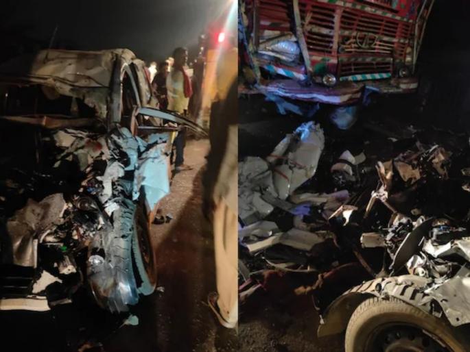 barabanki deva fatehpur road accident six killed 8 injured | काळाचा घाला! बाराबंकीमध्ये भीषण अपघात; ६ जणांचा मृत्यू, ८ जखमी, कारचा चक्काचूर