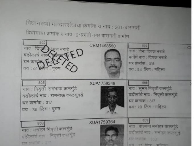 Due to declaration of death of voters, the 'senior' will be deprived of the right to vote | मतदारयादीत मृत घोषित केल्याने ‘ज्येष्ठ’ मतदानाच्या हक्कापासून वंचित Due to declaration of death of voters, the 'senior' will be deprived of the right to vote | मतदारयादीत मृत घोषित केल्याने ‘ज्येष्ठ’ मतदानाच्या हक्कापासून वंचित
