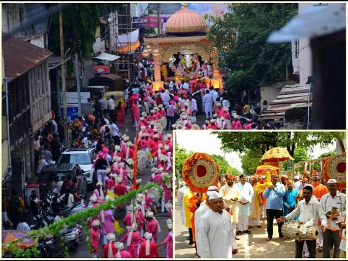 Farewell to Ganaraya with the sound of traditional instruments in Baramati; The tradition of gulalless immersion procession continues | बारामतीत पारंपरिक वाद्यांचा गजरात गणरायाला निरोप; गुलालविरहित विसर्जन मिरवणुकीची परंपरा कायम Farewell to Ganaraya with the sound of traditional instruments in Baramati; The tradition of gulalless immersion procession continues | बारामतीत पारंपरिक वाद्यांचा गजरात गणरायाला निरोप; गुलालविरहित विसर्जन मिरवणुकीची परंपरा कायम