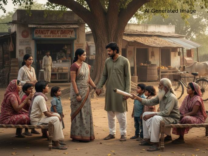 Strange love story! She fell in love with a young man who came to sell milk, the wife ran away leaving the responsibility of 4 children on her husband! | अजब लव्हस्टोरी! दूध विकायला येणाऱ्या तरुणावर जडले प्रेम, ४ मुलांची जबाबदारी पतीवर टाकून पत्नी पळाली!