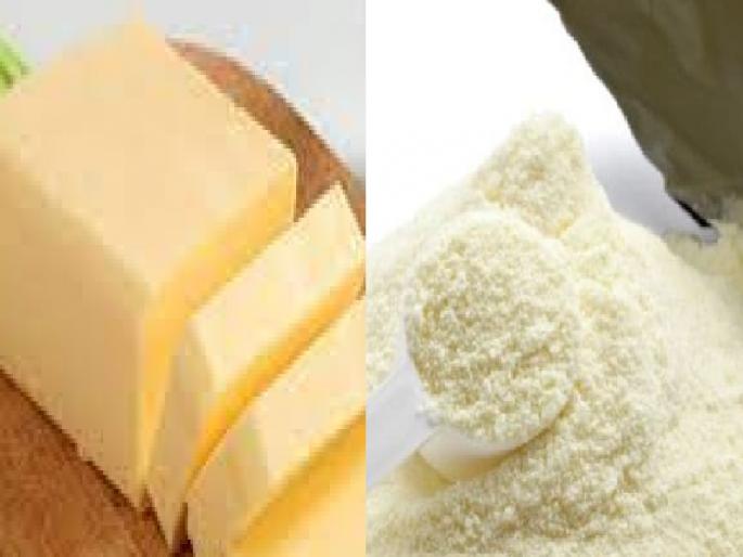 In the domestic market, the price of milk powder reached Rs 350 and that of butter reached Rs 450 per kg | दुधाचे दर भडकले; दूध पावडर-बटरनेही घेतली उसळी, देशांतर्गत बाजारपेठ कडाडली In the domestic market, the price of milk powder reached Rs 350 and that of butter reached Rs 450 per kg | दुधाचे दर भडकले; दूध पावडर-बटरनेही घेतली उसळी, देशांतर्गत बाजारपेठ कडाडली