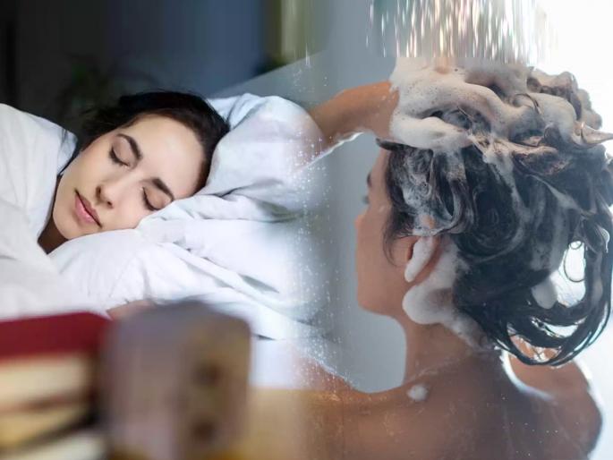 Benefits of bathing at night... Bathing at night is important for physical and mental health | रात्री झोपण्यापूर्वी आंघोळ करण्याचे 5 फायदे, शांत झोपेसह रिलॅक्स होण्यासाठी सोपा उपाय