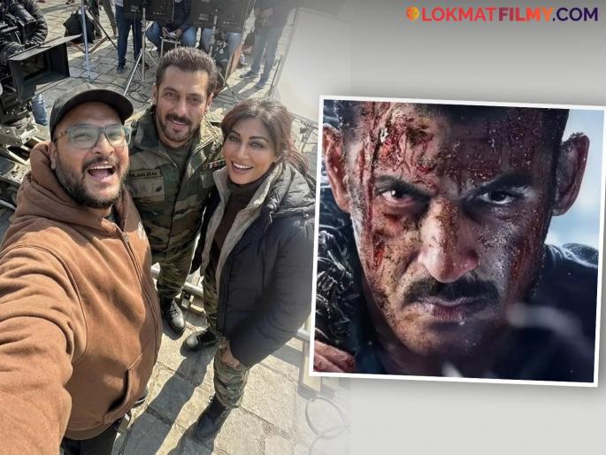 Salman Khan's photo leaked from the sets of 'Battle of Galwan'; This actress was seen with 'Bhaijaan' | 'बॅटल ऑफ गलवान'च्या सेटवरून सलमान खानचा फोटो लीक; 'भाईजान'सोबत दिसली ही अभिनेत्री Salman Khan's photo leaked from the sets of 'Battle of Galwan'; This actress was seen with 'Bhaijaan' | 'बॅटल ऑफ गलवान'च्या सेटवरून सलमान खानचा फोटो लीक; 'भाईजान'सोबत दिसली ही अभिनेत्री