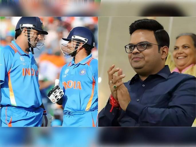 bcci secretary Jay Shah said, master blaster Sachin Tendulkar Suggested MS Dhoni's Name As India Captain   | सचिन तेंडुलकरच्या सांगण्यावरूनच धोनी भारताचा कर्णधार बनला; जय शहांचा मोठा खुलासा