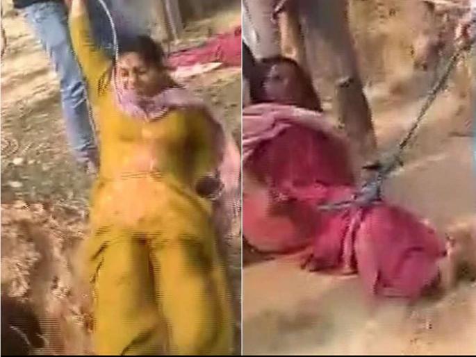 Teacher and her sister brutally assaulted by a mob in West Bengal | संतापजनक! शिक्षिका आणि तिच्या बहिणीला जमावाकडून बेदम मारहाण Teacher and her sister brutally assaulted by a mob in West Bengal | संतापजनक! शिक्षिका आणि तिच्या बहिणीला जमावाकडून बेदम मारहाण