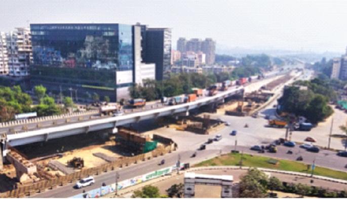 The flyover near Belapur junction was opened, the problem of traffic congestion was resolved | बेलापूर जंक्शनजवळील उड्डाणपूल झाला खुला, वाहतूककोंडीचा प्रश्न निकाली The flyover near Belapur junction was opened, the problem of traffic congestion was resolved | बेलापूर जंक्शनजवळील उड्डाणपूल झाला खुला, वाहतूककोंडीचा प्रश्न निकाली