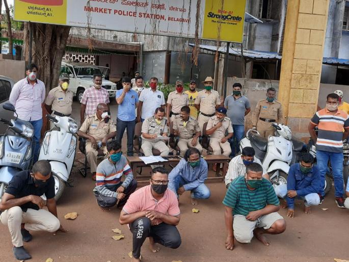 Belgaum police kisses the kidnappers | अपहरणकर्त्यांच्या बेळगाव पोलिसांनी आवळल्या मुसक्या Belgaum police kisses the kidnappers | अपहरणकर्त्यांच्या बेळगाव पोलिसांनी आवळल्या मुसक्या
