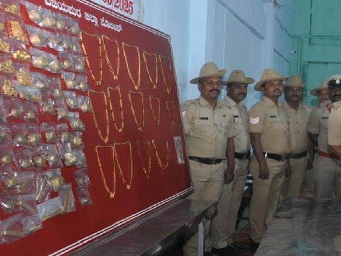 Four arrested in Belgaum Chadchan Bank robbery case 9 kg gold, over Rs 86 lakh cash seized | बेळगावातील चडचण बँक दरोडाप्रकरणी चौघांना अटक; ९ किलो सोने, ८६ लाखांहून अधिक रोकड जप्त Four arrested in Belgaum Chadchan Bank robbery case 9 kg gold, over Rs 86 lakh cash seized | बेळगावातील चडचण बँक दरोडाप्रकरणी चौघांना अटक; ९ किलो सोने, ८६ लाखांहून अधिक रोकड जप्त