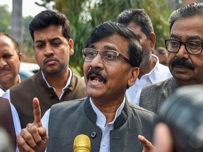 Sanjay raut critisizes bjp over belgaum municipal election | 'मराठी माणूस हरल्यावर पेढे वाटता, लाजा वाटत नाही'; संजय राऊतांचा भाजपवर निशाणा Sanjay raut critisizes bjp over belgaum municipal election | 'मराठी माणूस हरल्यावर पेढे वाटता, लाजा वाटत नाही'; संजय राऊतांचा भाजपवर निशाणा