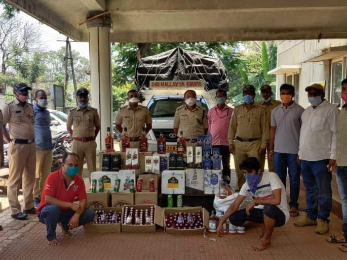 corona in kolhapur - Two patients in the same day in Kolhapur district | उद्यमबाग पोलिसांनी 3 लाख 70 हजार रुपयाची दारू केली जप्त corona in kolhapur - Two patients in the same day in Kolhapur district | उद्यमबाग पोलिसांनी 3 लाख 70 हजार रुपयाची दारू केली जप्त