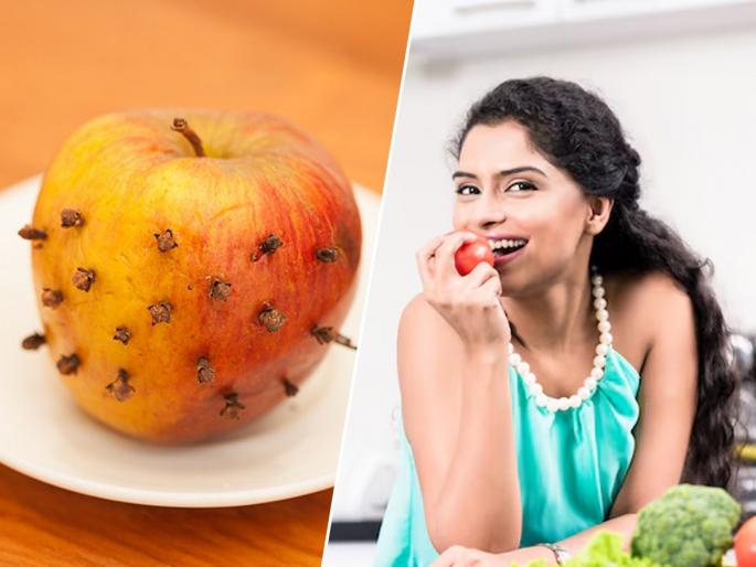 home hacks to get instant relief from migraine and acidity, home remedies to reduce migraine and acidity  | सफरचंदवर लवंग खोचून खाण्याचे फायदे माहिती आहेत? २ आजार असणाऱ्या व्यक्तींसाठी जणू अमृतच.. 
