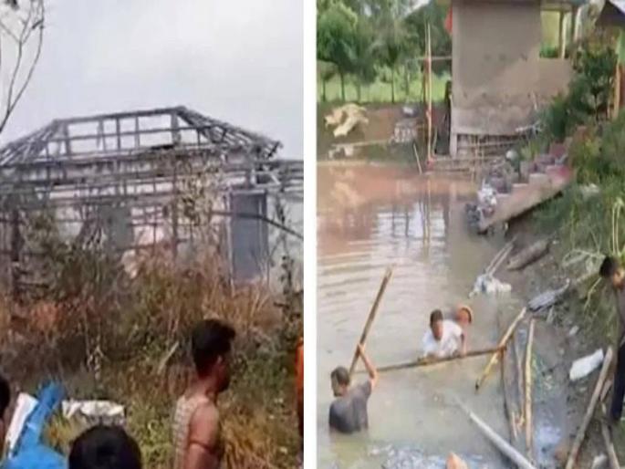 Shocking blast in West Bengal Egra of East Midnapore 9 dead bodies flew away to nearby lake due to explosion | Shocking! किंकाळ्या, आरडाओरडा.. बंगालमध्ये भीषण स्फोट! ९ ठार, मृतदेह उडून शेजारच्या तलावात पडले! Shocking blast in West Bengal Egra of East Midnapore 9 dead bodies flew away to nearby lake due to explosion | Shocking! किंकाळ्या, आरडाओरडा.. बंगालमध्ये भीषण स्फोट! ९ ठार, मृतदेह उडून शेजारच्या तलावात पडले!